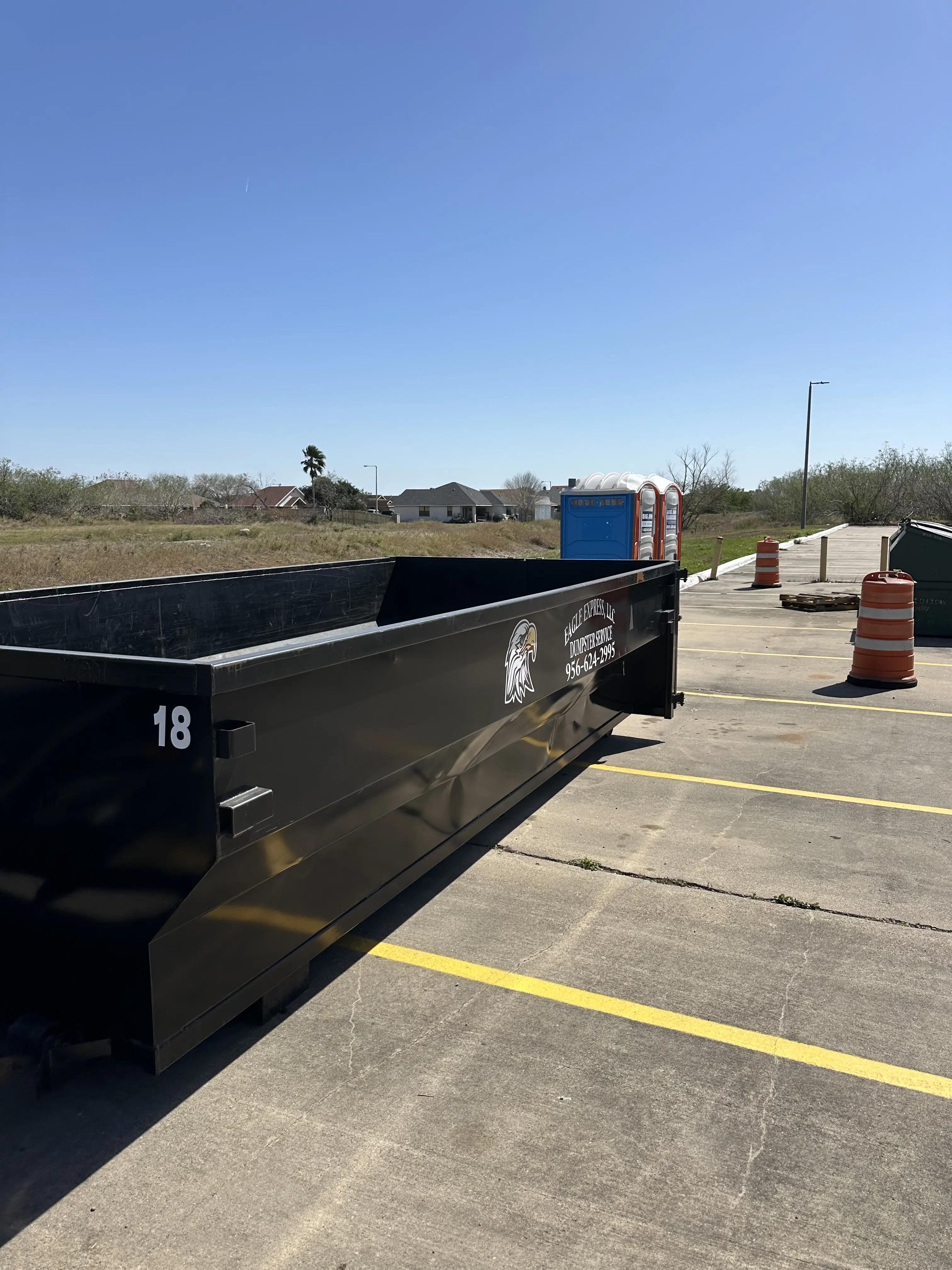 Construction dumpster rental
